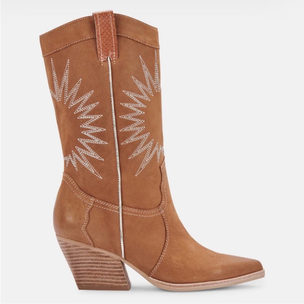 NEW Dolce Vita Lawson Boots Whiskey 9.5 - Picture 4 of 10